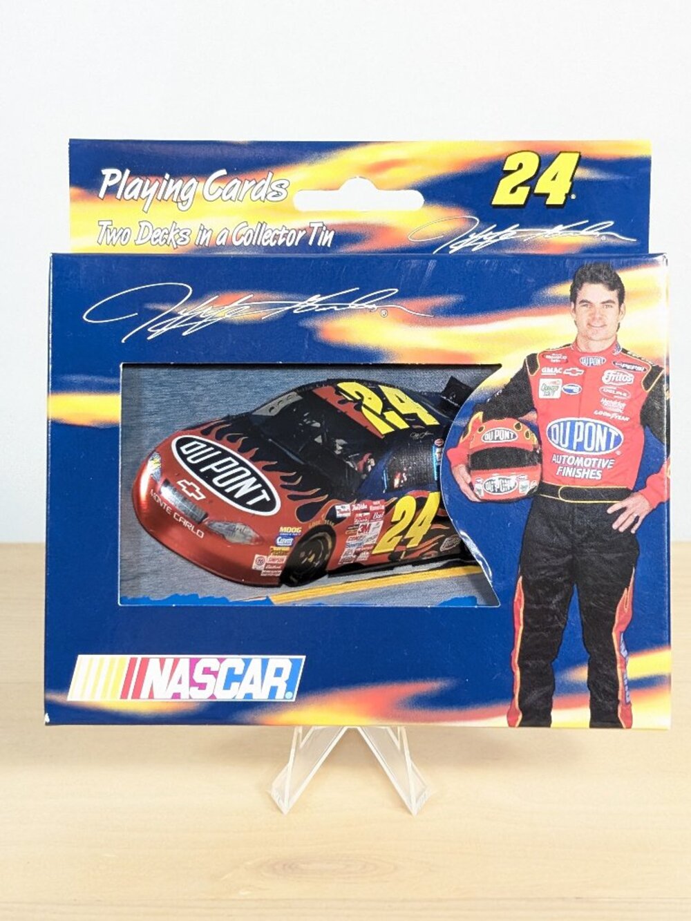 NASCAR Jeff Gordon Playing Card set with tin